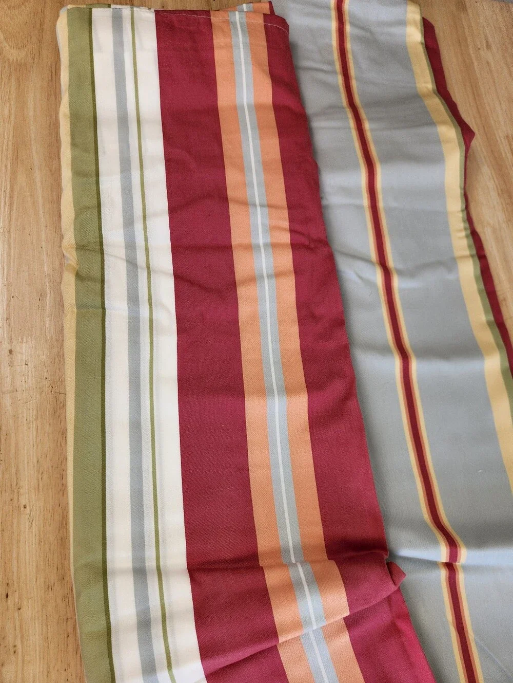 Pottery Barn Marin Striped Duvet Cover Sz F/ Q Bright Colorful Beach Modern NOS